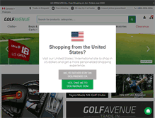 Tablet Screenshot of golfavenue.ca